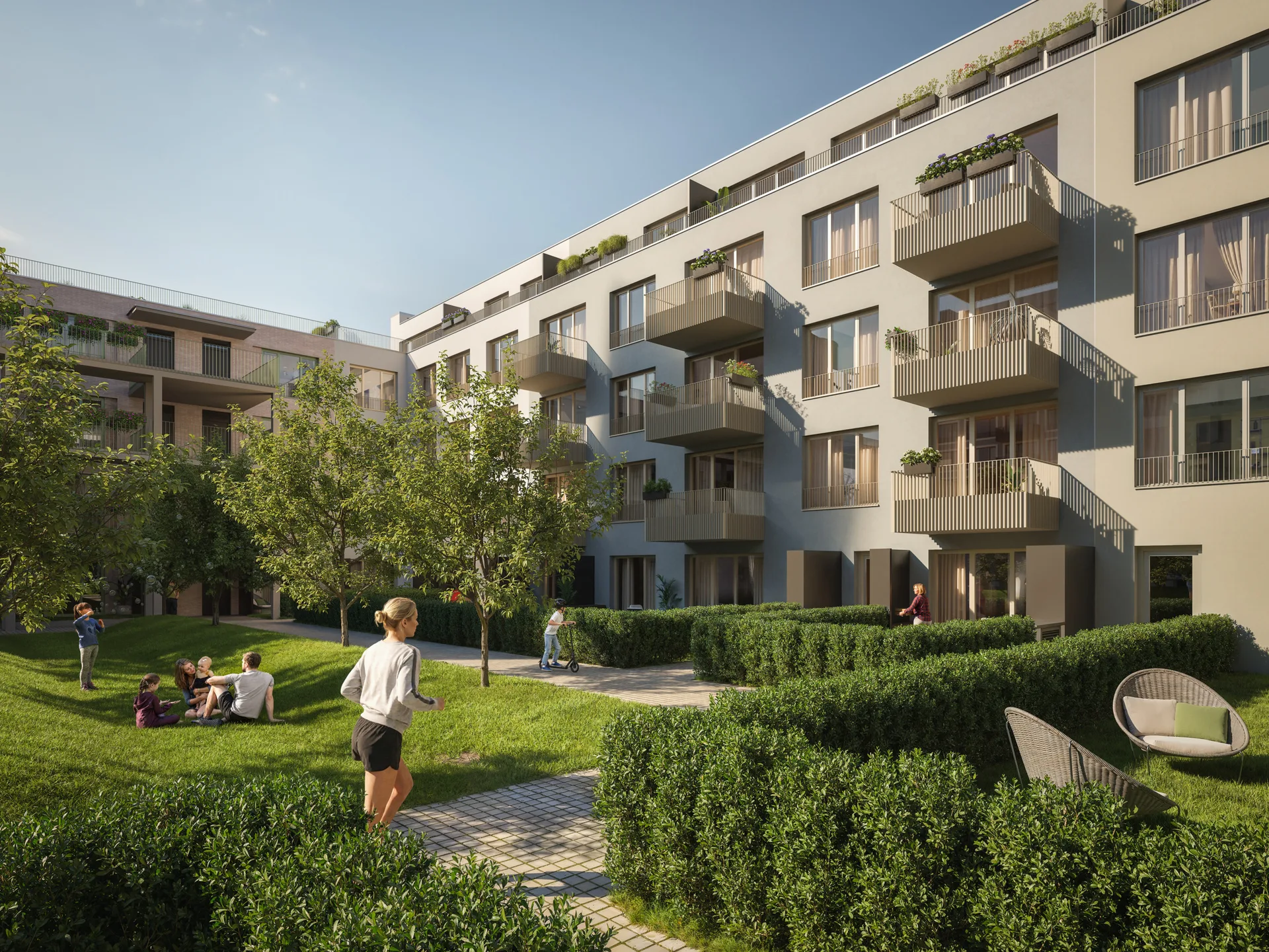 BRIXX Brno — uzavřený vnitroblok