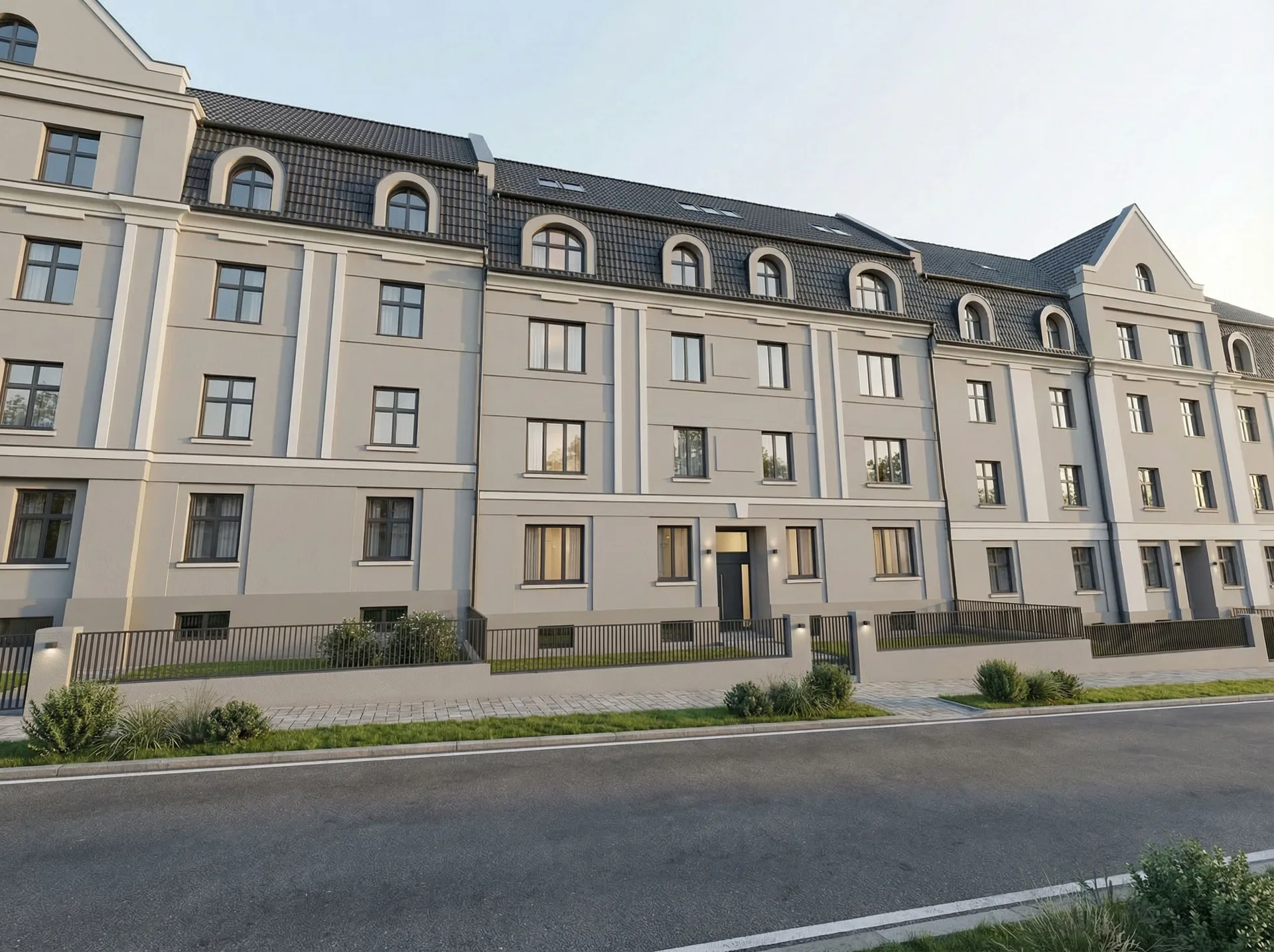 U Jeslí — vizualizace fasády domu