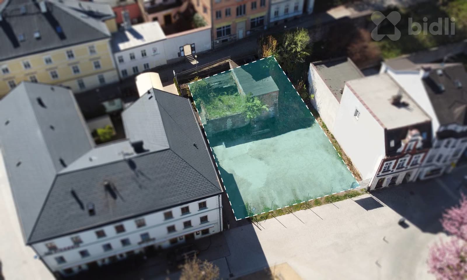 Stavební pozemek 774 m² v centru Trutnova